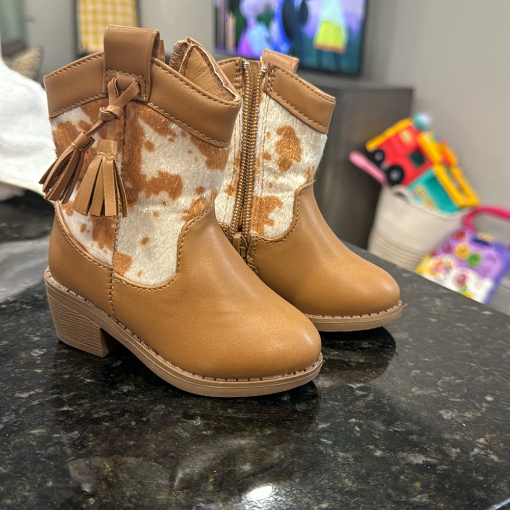 Nicole and Miller baby cowgirl boots